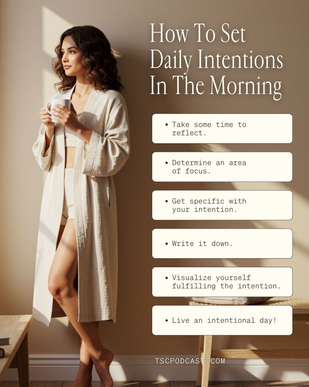 how to set daily intentions in the morning